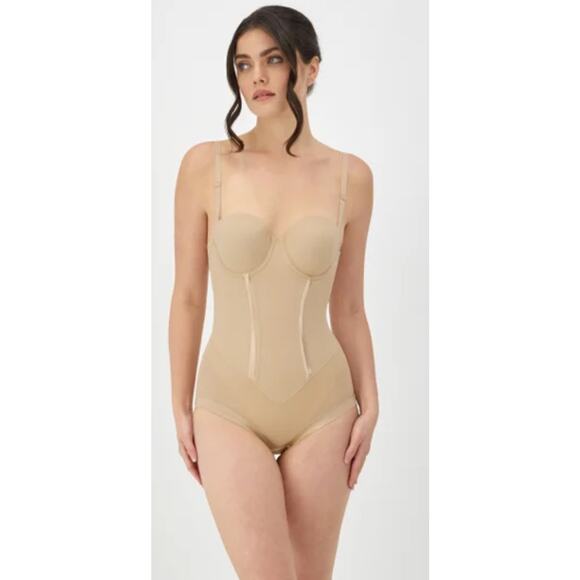 Maidenform Other - Brand New Maidenform® Easy-Up® Strapless Body Briefer 38 C Shapewear